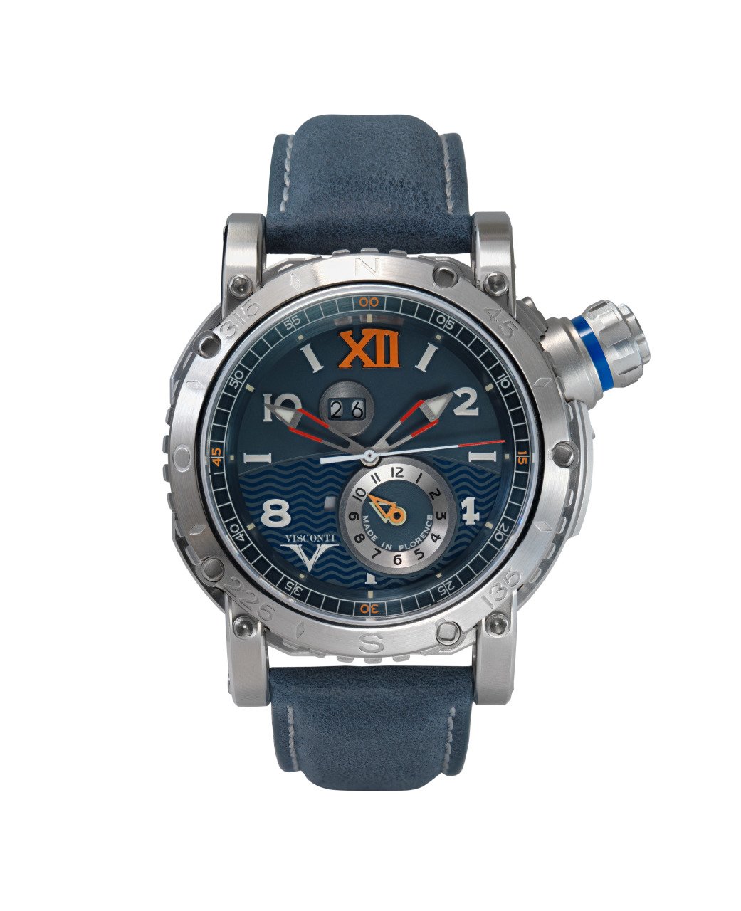 Grand Cruise Steel Leather Strap