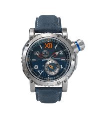 Grand Cruise Steel Leather Strap