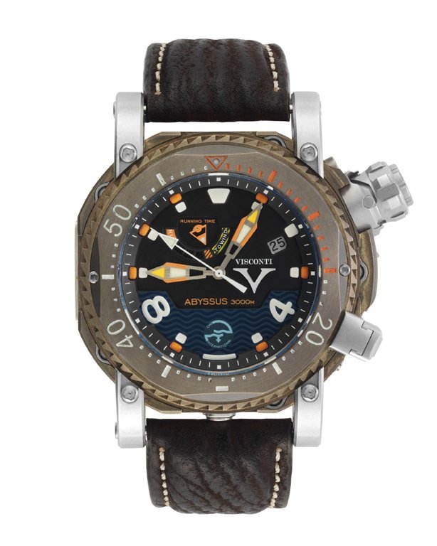 Abyssus 300 ATM Bronze Shark Strap